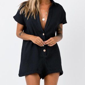 Princess Polly Vixen Black Romper - Size US 10
